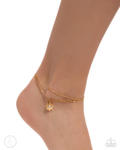 Blossoming Breeze - Gold Anklet