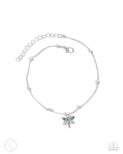 Load image into Gallery viewer, Dainty Dragonfly - Blue Anklet
