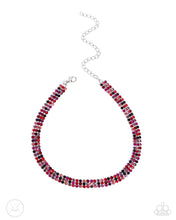 Load image into Gallery viewer, Terrific Trio - Red Necklace, Thrilling Trio - Red Bracelet
