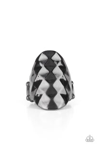 Ferociously Faceted - Black (Gunmetal)