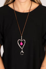 Load image into Gallery viewer, Santa Fe Sweetheart - Pink Lanyard
