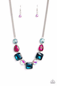 Elevated Edge - Multi Necklace - Life of the Party March 2023