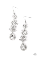 Load image into Gallery viewer, Water Lily Whimsy - White Earring - Life of the Party February 2023

